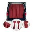 thumbnail image 1 of Trunk Tailgate Curtains for Nissan NV200 Red 2 Privacy Curtains, 1 of 9