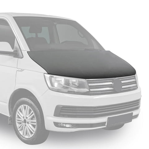OMAC Car Bonnet Mask Hood Bra for Ford Transit Connect 2014-2023 Black Full Coverage