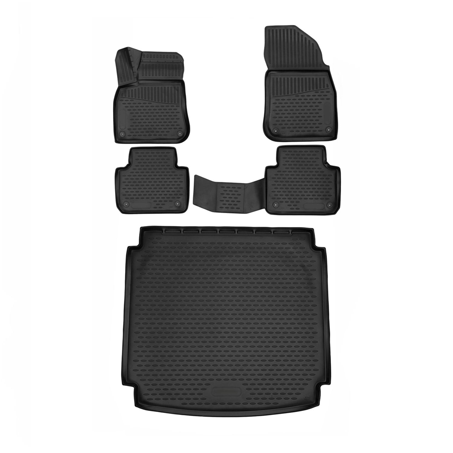 OMAC Car Floor Mats and Cargo Trunk Liner for Porsche Cayenne 2019 2021