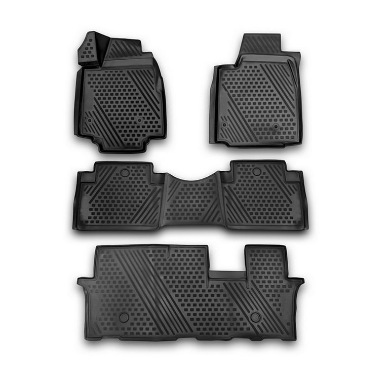 Floor mats for Skoda Karoq 2017-2023 OMAC 3D black rubber