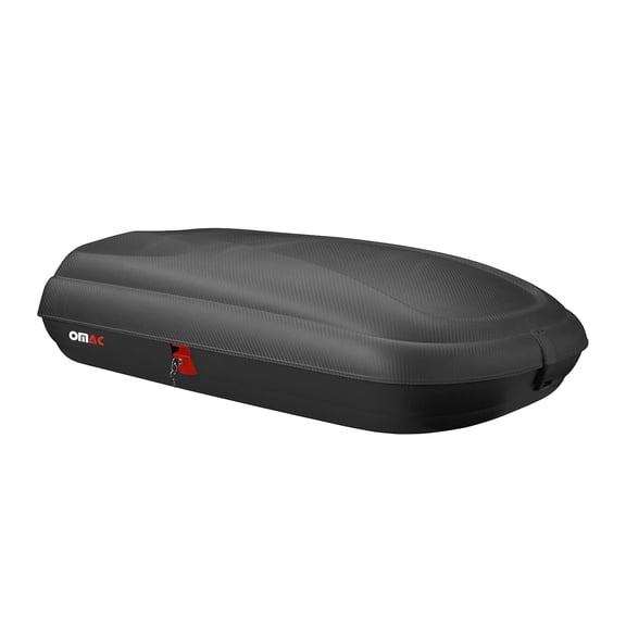 OMAC Car Rooftop Cargo Box Luggage Carrier 11.3 Cubic Feet Carbon Fiber Textured