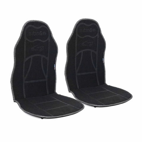 Car Seat Protector Cushion Cover Mat Pad Black for Buick Black 2 Pcs