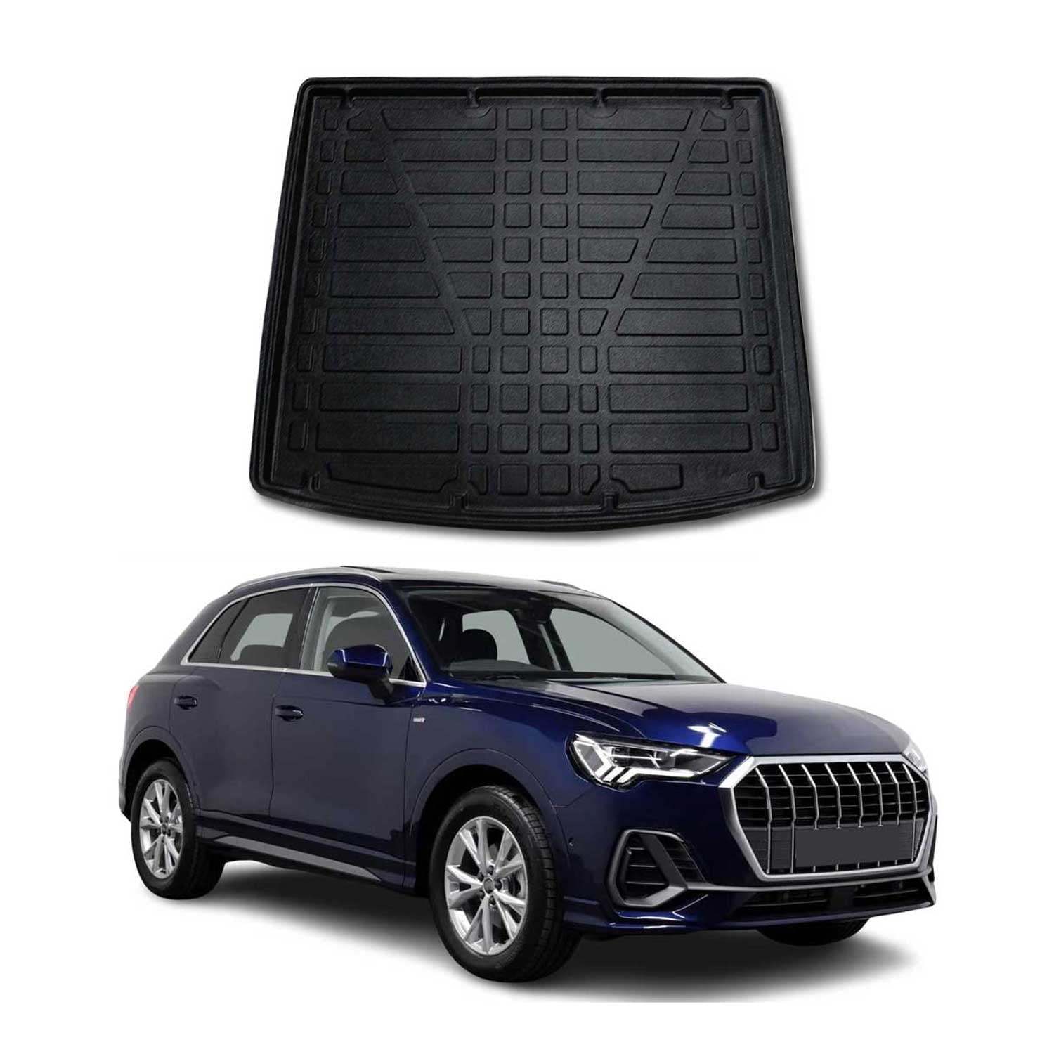 2019-2025 Audi Q3 2.gen Cargo Liner Trunk Mat All Weather Black ...
