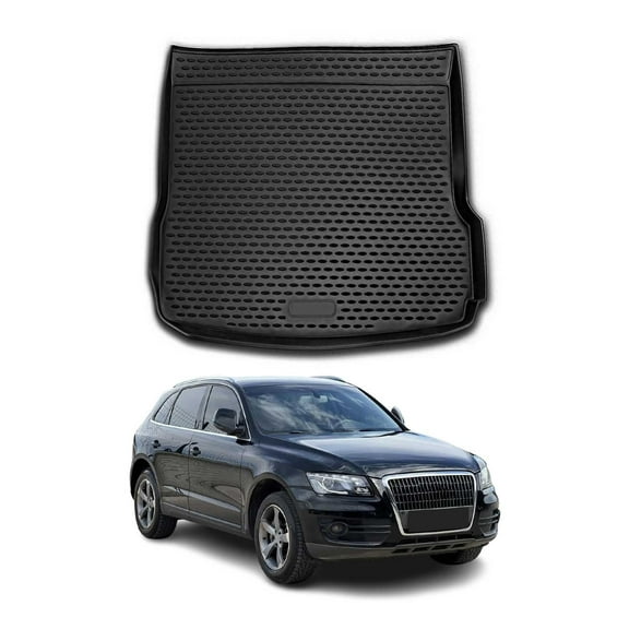 OMAC Cargo Mats Liner for Audi Q5 SQ5 2009-2017 Waterproof TPE Black