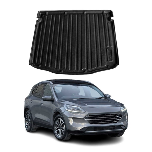 OMAC Cargo Mats Liner for Ford Escape 2020-2026 Black All-Weather TPE