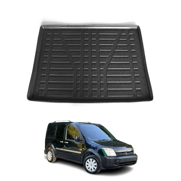 OMAC Cargo Mats Liner for Ford Transit Connect 2010-2013 Behind 2nd Row Black