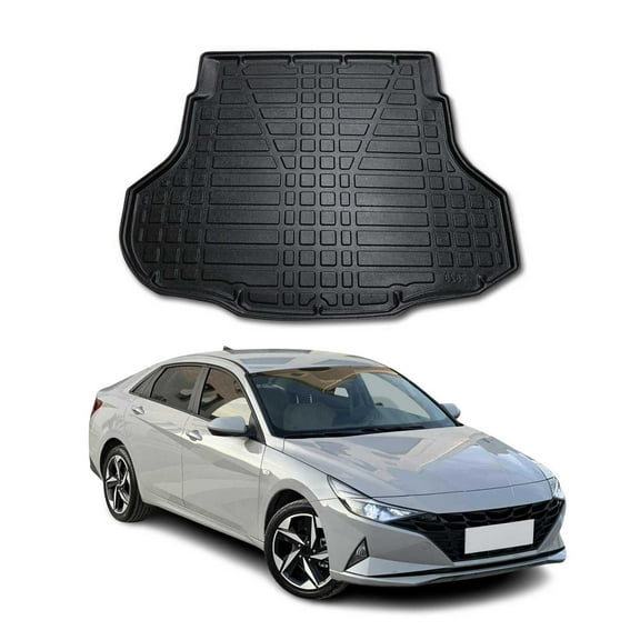2021-2026 Hyundai Elantra Sedan Cargo Liner Trunk Mat All Weather Black