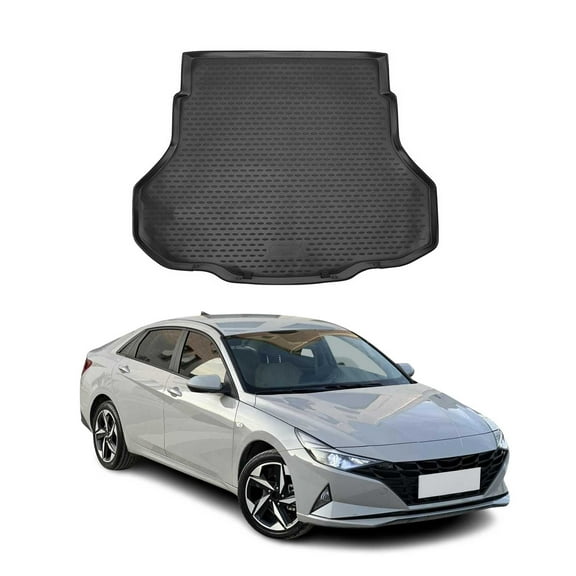 2021-2026 Hyundai Elantra Cargo Liner Trunk Mat All Weather Black