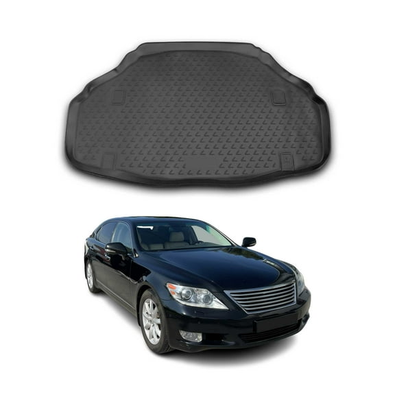 OMAC Cargo Mats Liner for Lexus LS460 2007-2016 Sedan Waterproof TPE Black