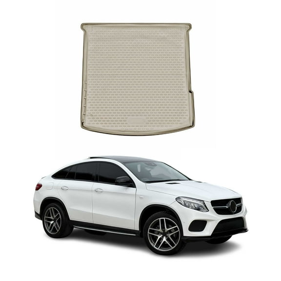 OMAC Cargo Mats Liner for Mercedes GLE Class GLE43 GLE63 2016-2019 TPE Beige