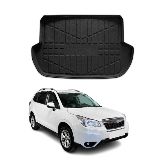 OMAC Cargo Mats Liner for Subaru Forester 2014-2018 Black All-Weather TPE