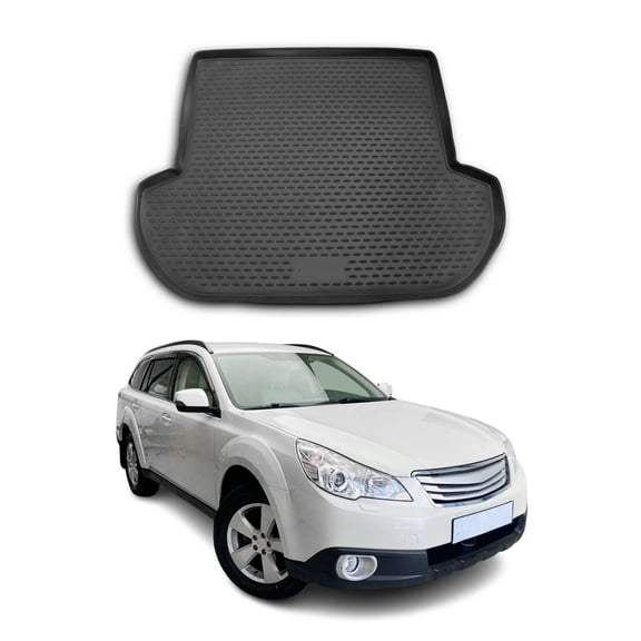 OMAC Cargo Mats Liner for Subaru Outback 2010-2014 Waterproof TPE Black