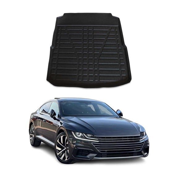 OMAC Cargo Mats Liner for VW Arteon 2019-2023 Black All-Weather TPE