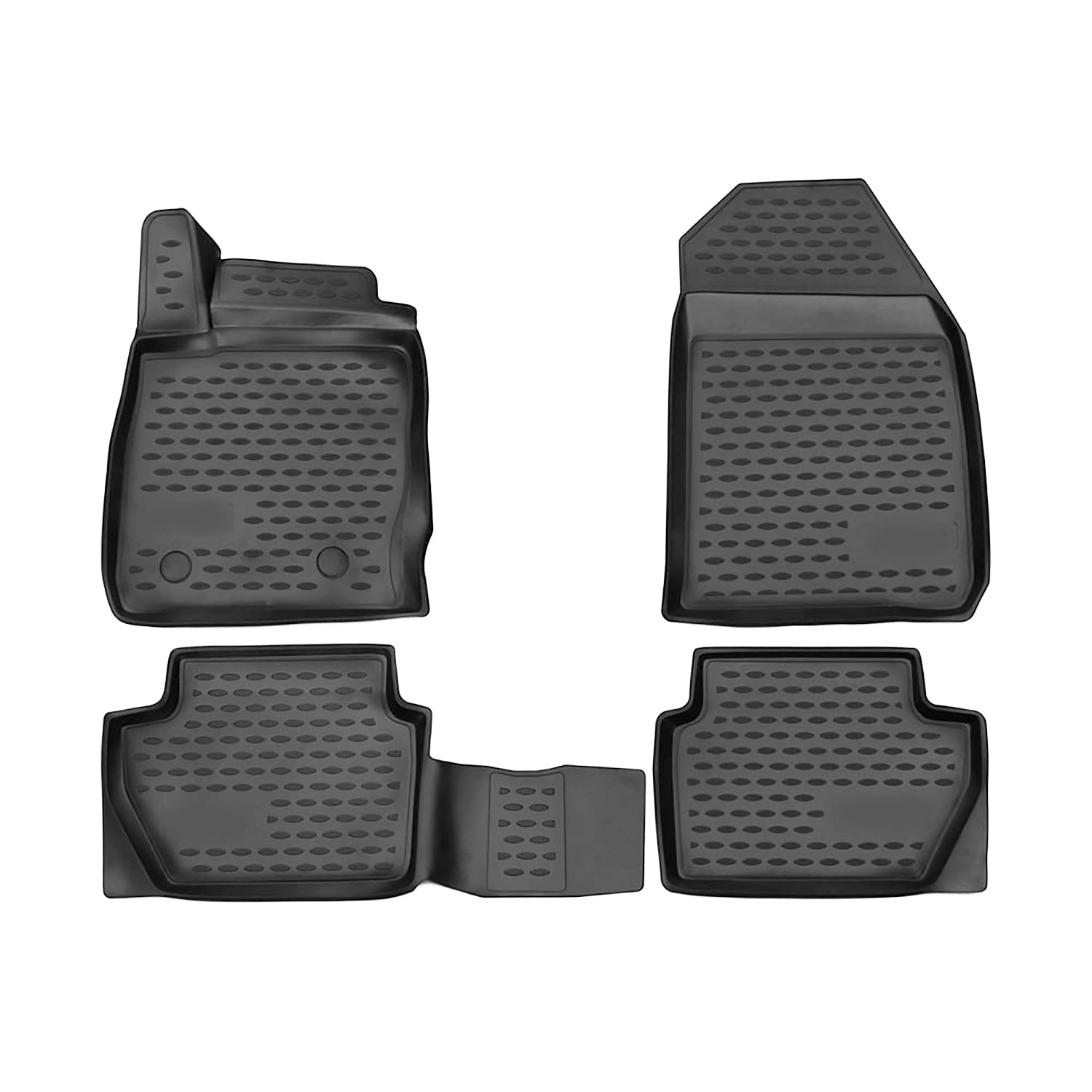 OMAC Classic Floor Mats for Ford Ecosport 20132017, All Weather Floor