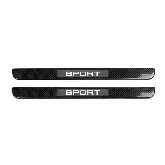 Door Sill Scuff Plate Illuminated for Hyundai Tiburon Veloster Carbon Fiber 2x