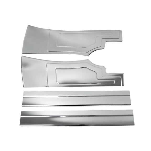 OMAC Door Sill Scuff Plate Protector for Ford Transit Connect 2014-19 Stainless Steel