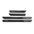 thumbnail image 1 of Door Sill Scuff Plate Scratch Protector for Jaguar Carbon Fiber Black 4 Pcs, 1 of 1