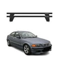 thumbnail image 1 of Fix Point Roof Racks Cross Bars for BMW 3 Series E46 1999-2007 Alu Black 2x, 1 of 12