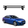 thumbnail image 1 of Fix Point Roof Racks Cross Bars for BMW 3 Series F30 Sedan 2012-2019 Alu Black, 1 of 12