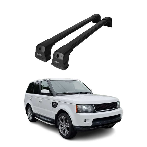 Fix Points Roof Racks Cross Bar for Land Rover Range Rover Sport 2006-2013 Black