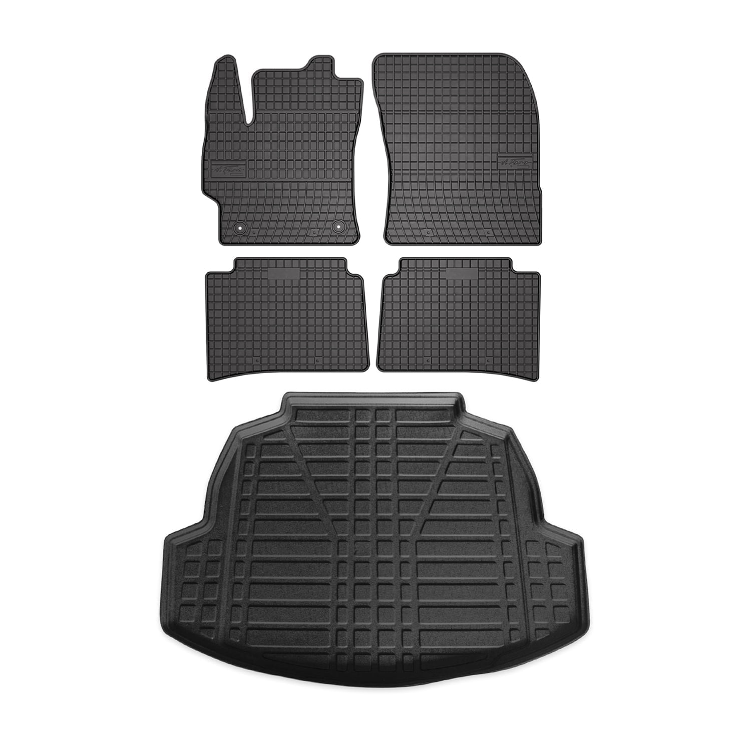 OMAC Floor Mats Cargo Liner Set for Toyota Corolla 20202024 3D Rubber