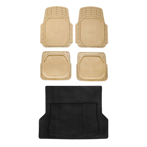 OMAC Floor Mats & Cargo Liners Semi Custom Universal for Cars SUV Beige