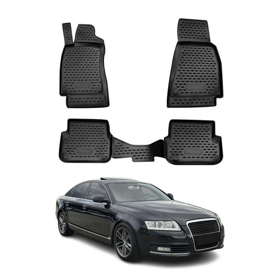 OMAC Floor Mats Liner for Audi A6 Avant Allroad SD FL 2008-2011 All-Weather 4x