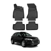 2018-2025 Audi Q5 SQ5 2.gen Floor Mats Liners Full Set All Weather Black