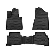 OMAC Floor Mats Liner for Hyundai Tucson 2016 2017 2018 2019 2020 2021, All Weather, Durable, Black