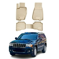 OMAC Floor Mats Liner for Jeep Grand Cherokee 2005-2010 Beige TPE All-Weather 4x