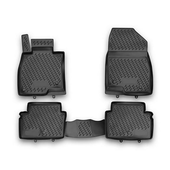 OMAC Floor Mats Liner for Mazda 6 Wagon 2012-2017 Black TPE All-Weather 4 Pcs