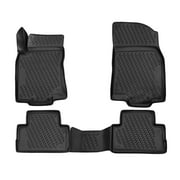 OMAC Floor Mats Liner for Nissan Rogue Sport 2017 2018 2019 2020 2021 2022, All Weather, Durable, Black