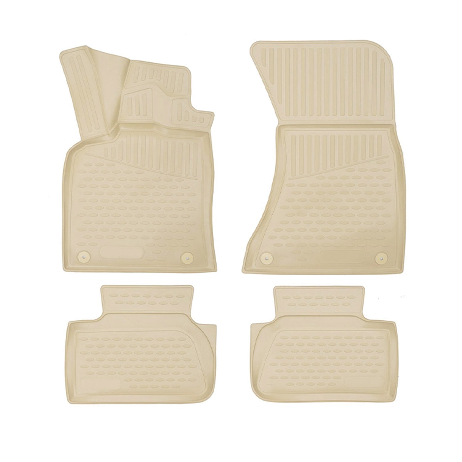 OMAC Premium Floor Mats & Cargo Liners for Porsche Macan 2015-2024 Black 5 Pcs
