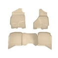 thumbnail image 1 of OMAC Floor Mats Liner for RAM 1500 Crew Cab 2009-2018 Beige TPE All-Weather 4Pcs, 1 of 13