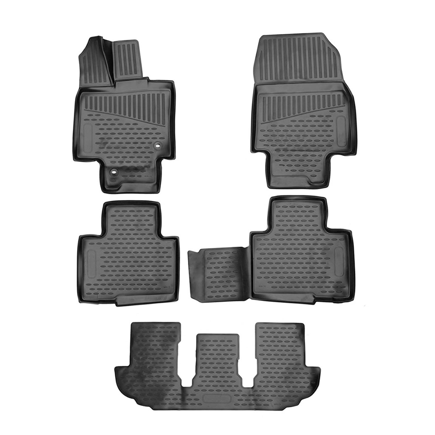 OMAC Floor Mats Liner for Toyota Highlander 2020 2021 2022 2023 2024, All Weather, Durable