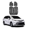 thumbnail image 1 of OMAC Floor Mats Liner for Toyota Sienna 2021-2026 7 Seat TPE All-Weather 4 Pcs, 1 of 11