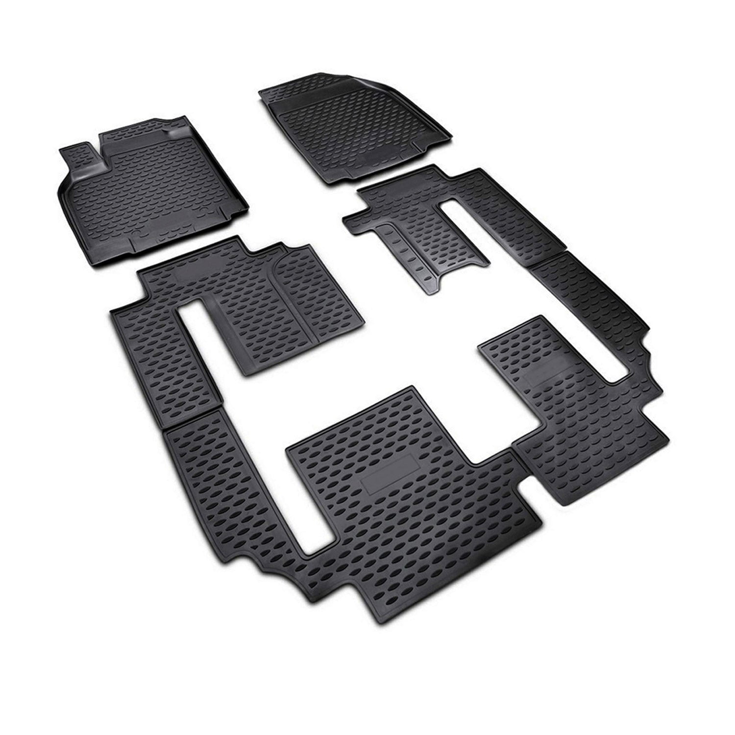 OMAC Floor Mats for Mazda CX9 2007 to 2015, Front and Third Row Seat
