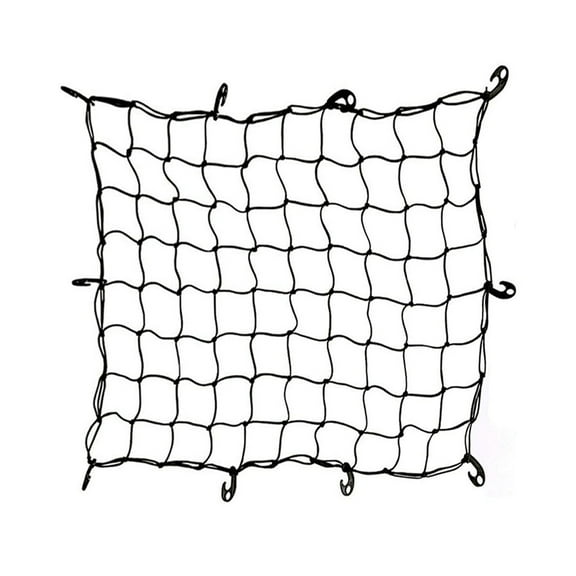 OMAC Floor Style Trunk Cargo Net 47 Inch x 70 Inch Mesh Storage Organizer
