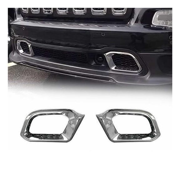 Chrome Front Bumper Grille for Jeep Cherokee KL 2014-2018 Outlet Trim Grill Air