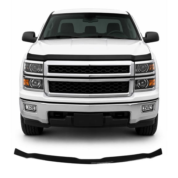 Front Bug Shield Hood Deflector Guard for Chevrolet Silverado 1500 2014-2015