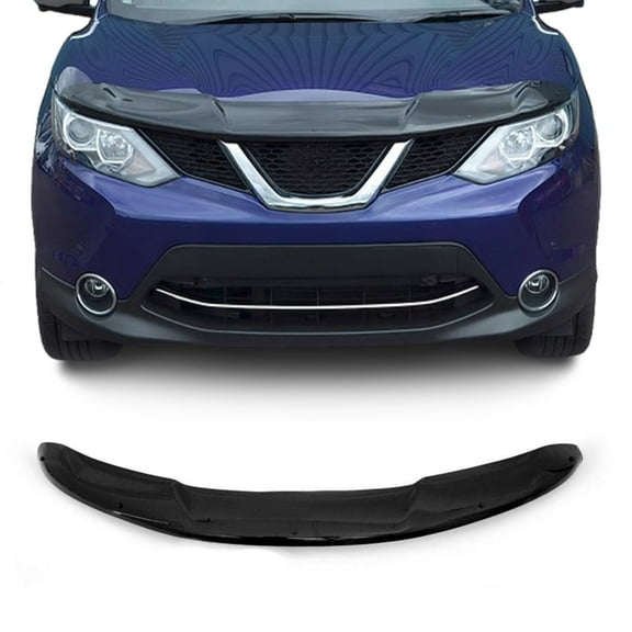 Front Bug Shield Hood Deflector Guard for Nissan Rogue Sport 2017-2020 Black