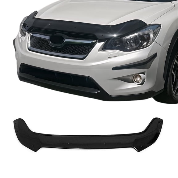 Hood Protector Bug Shield Deflector Guard for Subaru Impreza 2012-2016 Black