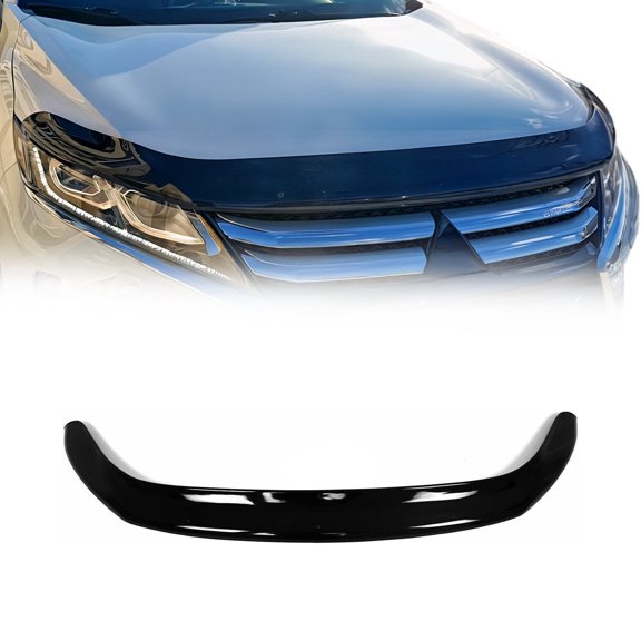 Front Bug Shield Hood Deflector for Mitsubishi Eclipse Cross FL 2018-2020 Black