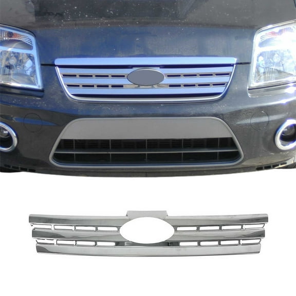 OMAC Front Bumper Grill Trim Molding for Ford Transit Connect 2010-13 Stainless Steel