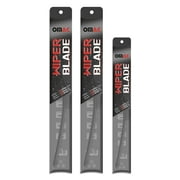OMAC Front & Rear Windshield Wiper Blades Set for Kia Soul 2010-2019