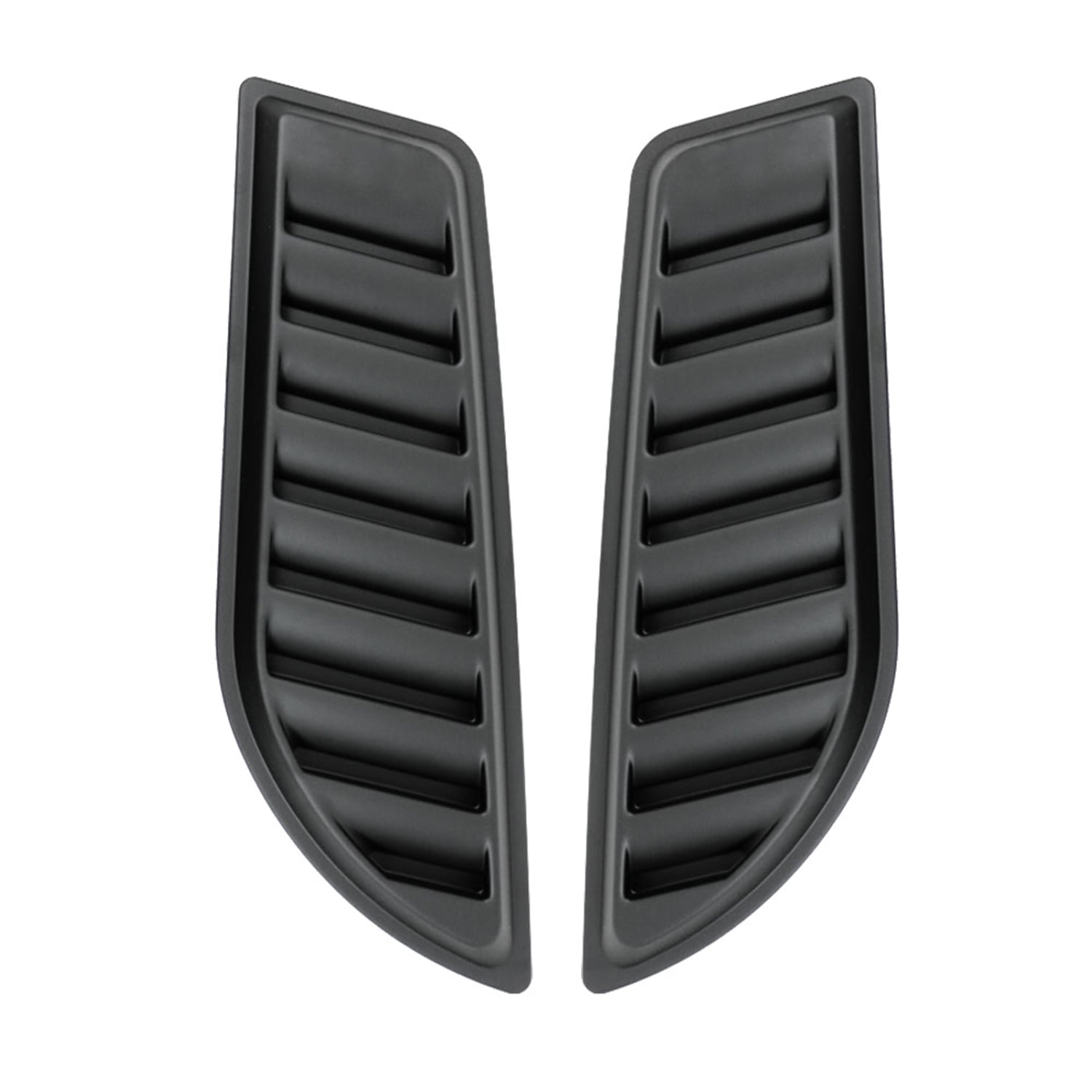 OMAC Hood Scoop Vent Air Flow Intake for Ford Ranger 2019-2023 Black 2 Pcs