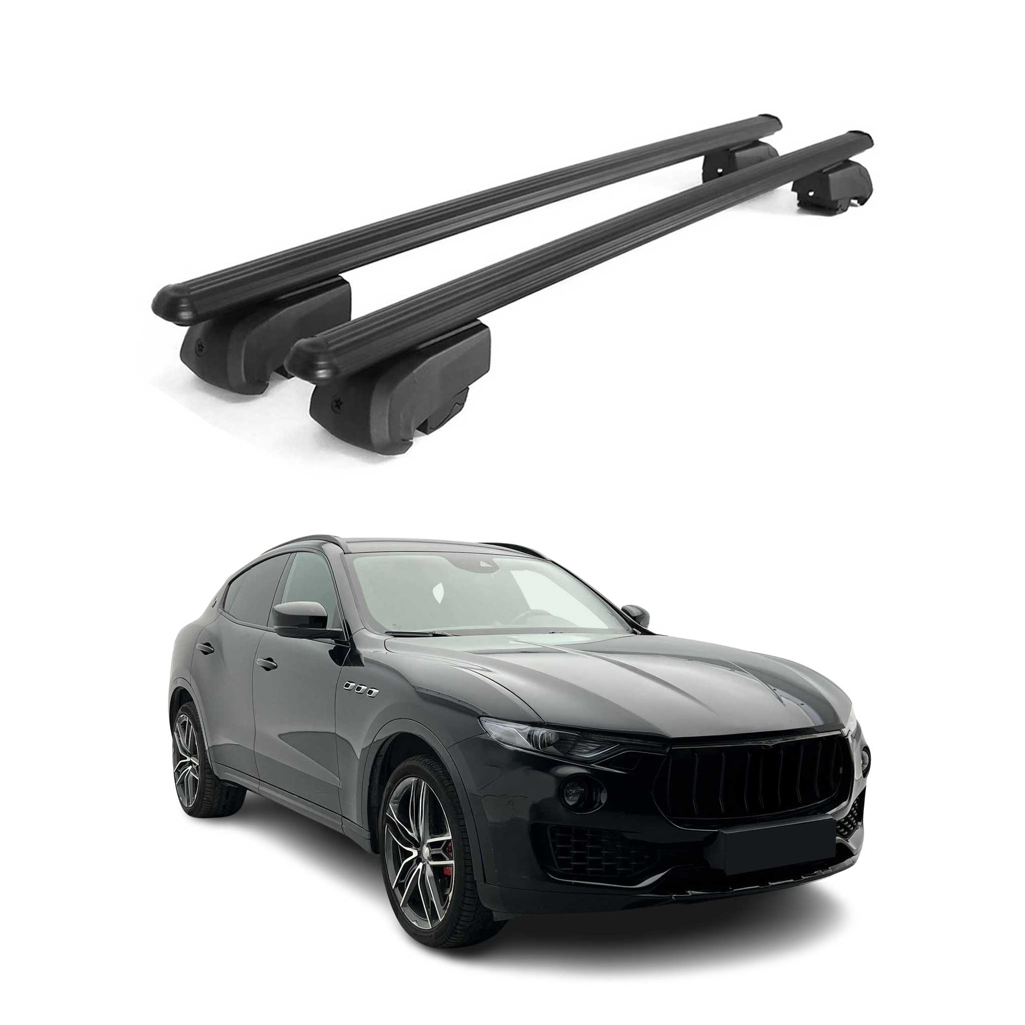 Levente Rack Lockable Roof Rack Cross Bars Carrier for Maserati Levante 2017-2024 ...