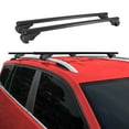 thumbnail image 1 of Lockable Roof Rack Cross Bars Carrier for Toyota Land Cruiser 2022-2024 Black, 1 of 12