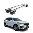 thumbnail image 1 of Lockable Roof Rack Cross Bars Luggage Carrier for Acura RDX 2019-2024 Gray 2Pcs, 1 of 12