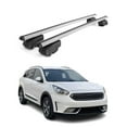 thumbnail image 1 of Lockable Roof Rack Cross Bars Luggage Carrier for Kia Niro 2017-2022 Gray 2Pcs, 1 of 12